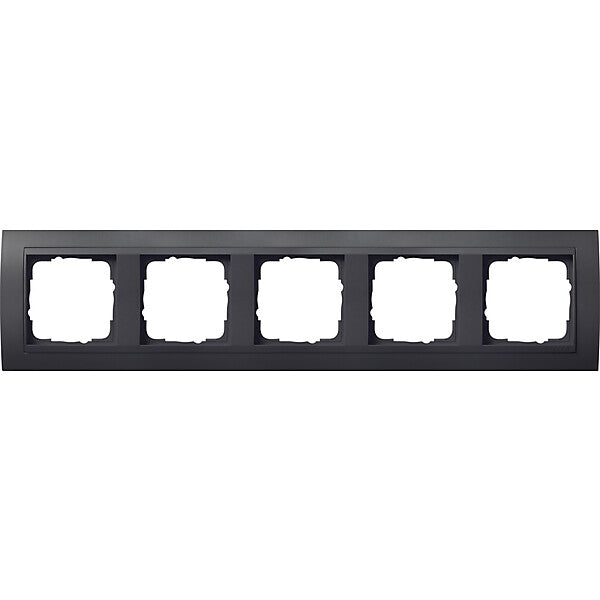 Gira Abdeckrahmen 5f. anth f.anth.ZL,bruchsich. 021508